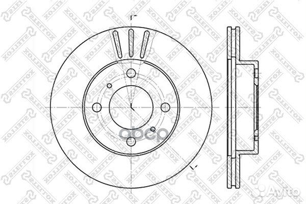 6020-3021V-SX диск тормозной передний Mitsubishi