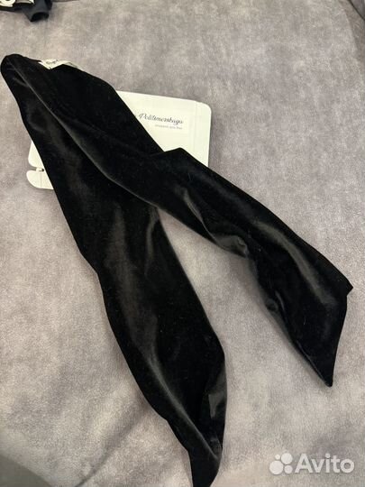 Бархатная лента на голову