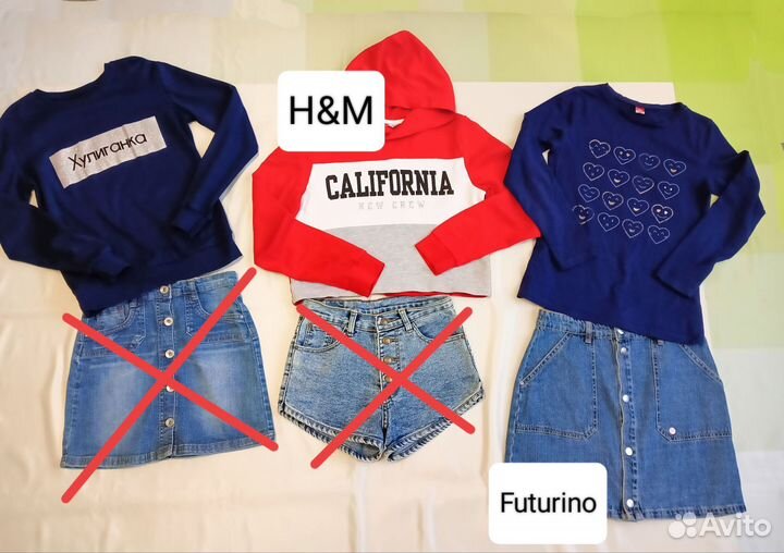 Одежда для девочки h&m 152-158