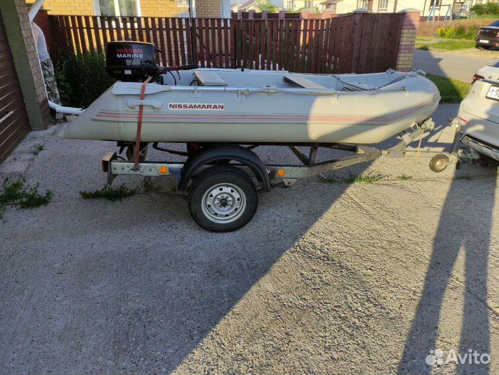 Лодка пвх с мотором и прицепом