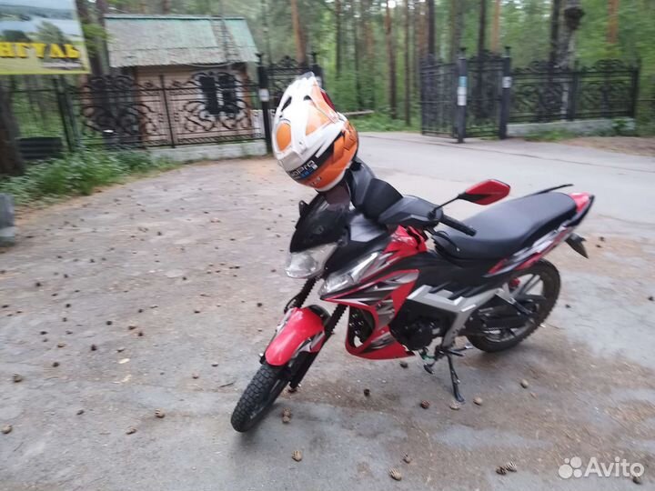 Мотоцикл шторм индиго