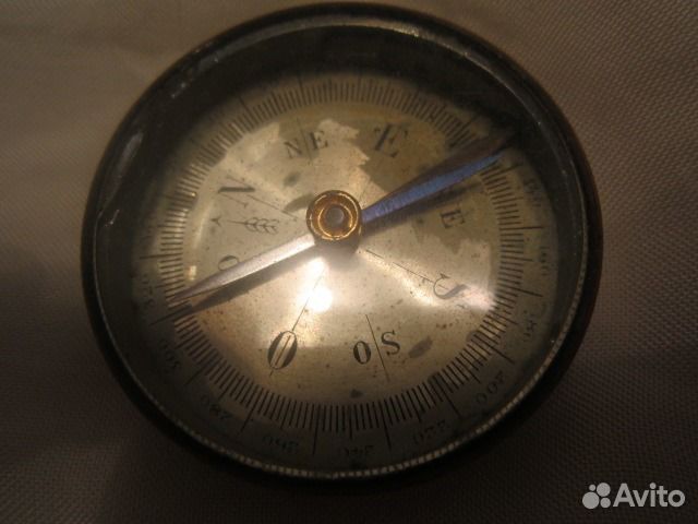 Компас старинный клеймо Российская Империя