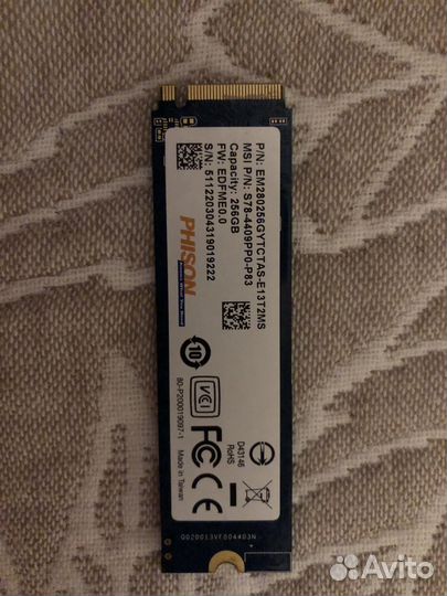 Ssd m2 nvme 256gb
