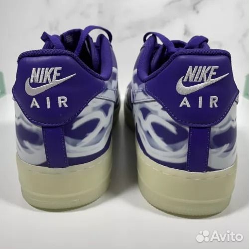 Кроссовки Nike Air Force 1 Low Skeleton Violet