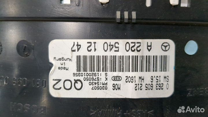 Щиток приборов Mercedes S W220, 2003