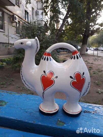 Верблюд кувшин Гжель 1960 годов
