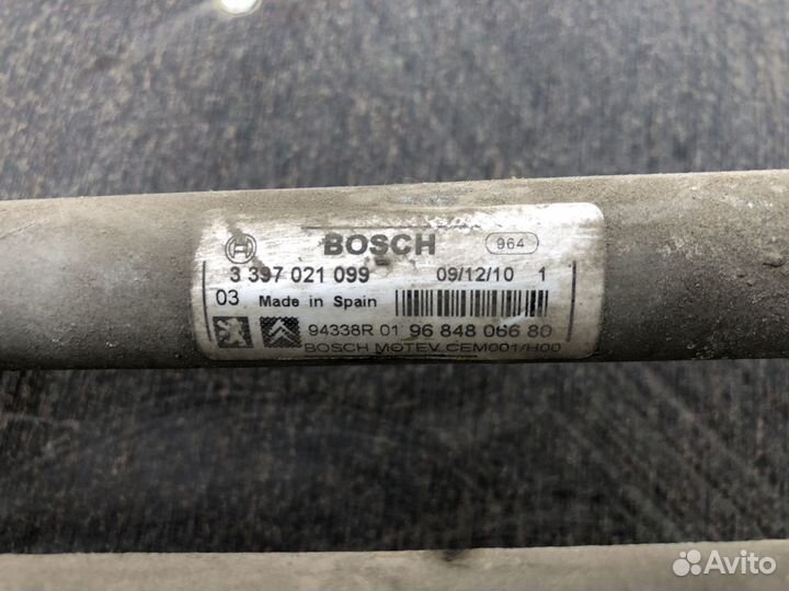 Трапеция стеклоочистителя Peugeot 308