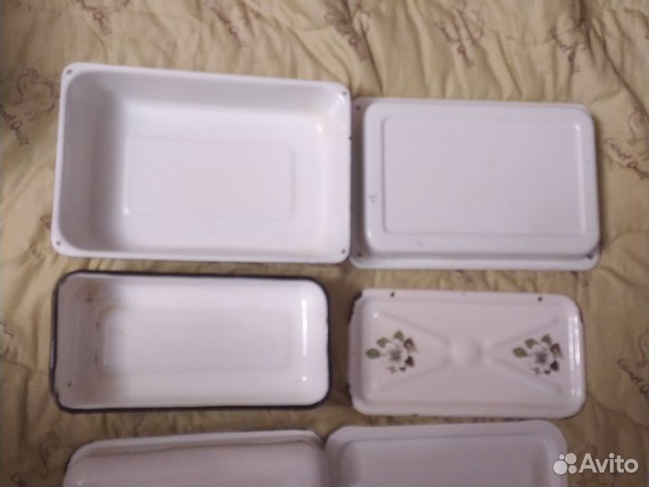 Лотки эмалированные СССР