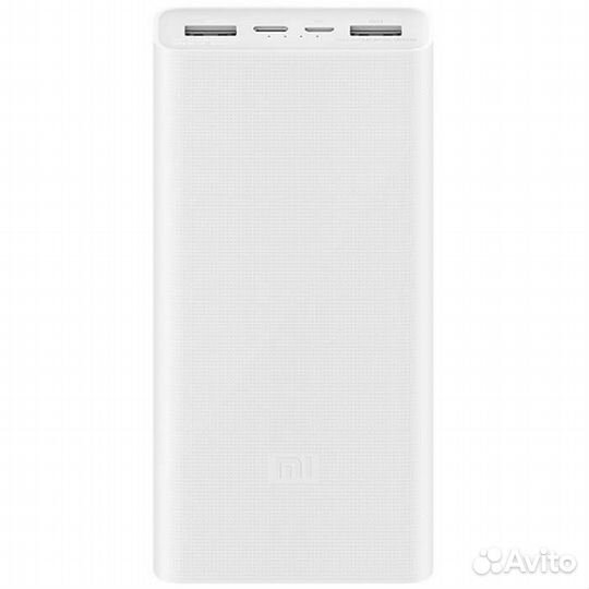 Пауэрбанк Xiaomi Mi PowerBank 3 20000 mAh Белый