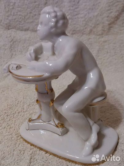 Статуэтка фарфор СССР Пушкин. лфз