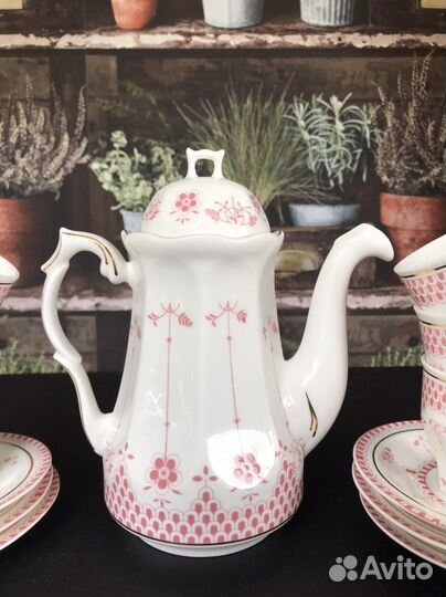 Кофейный сервиз Artil (Румыния),костяной фарфор