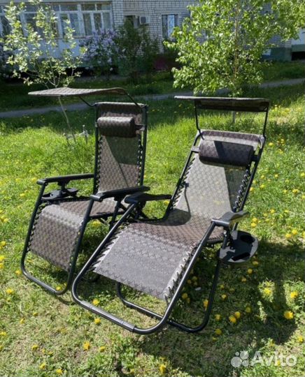 Шезлонг складной, лежак
