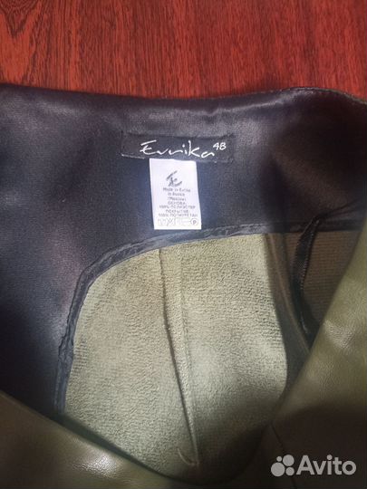 Юбка экокожа