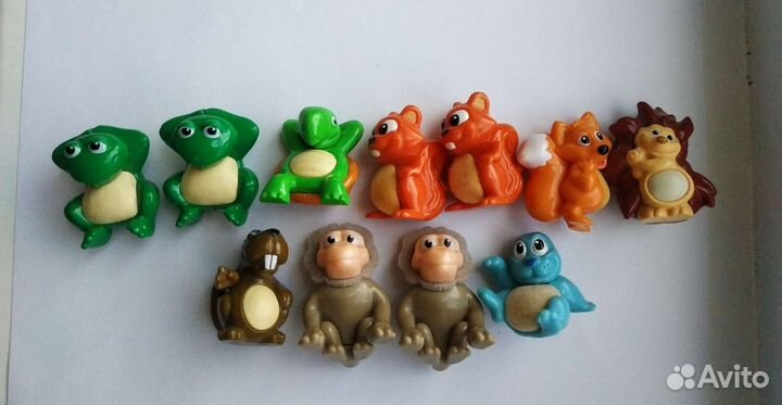 Фигурки из Киндер сюрприза. Животные