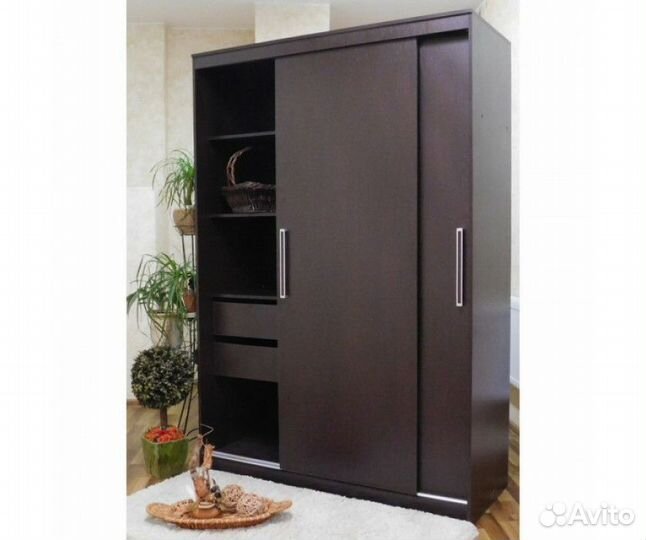 Шкаф купе Танго, без зеркал, 1,5м