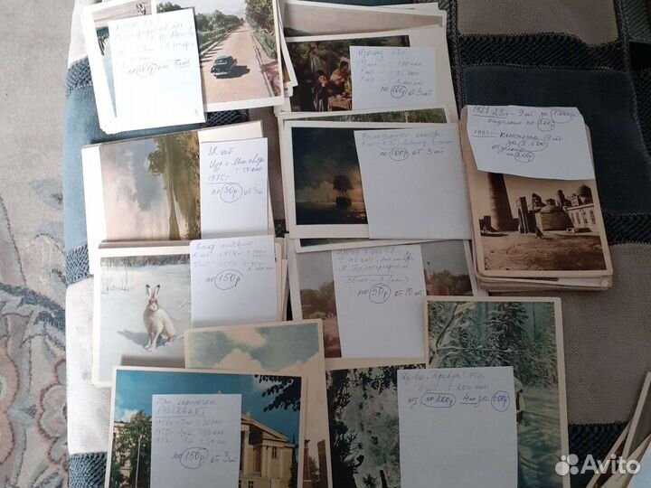 Старые открытки,конверты,наборы.20-80гг,артисты