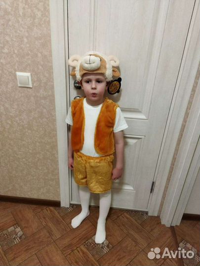 Новогодний костюм для мальчика Барашек