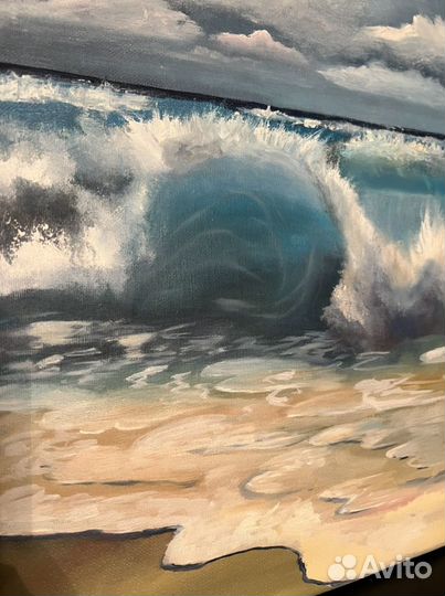 Картина маслом Море