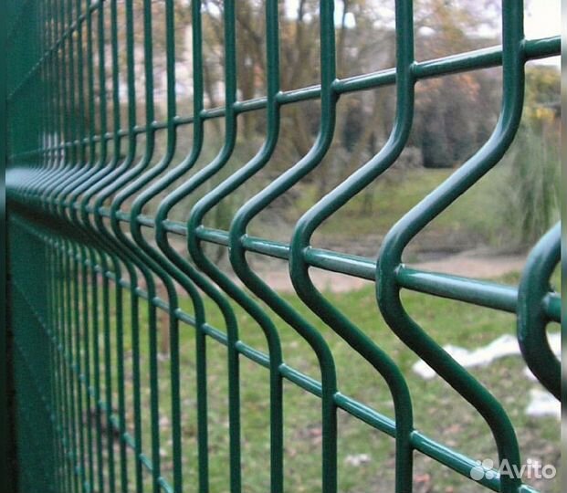 Забор сетка 3д