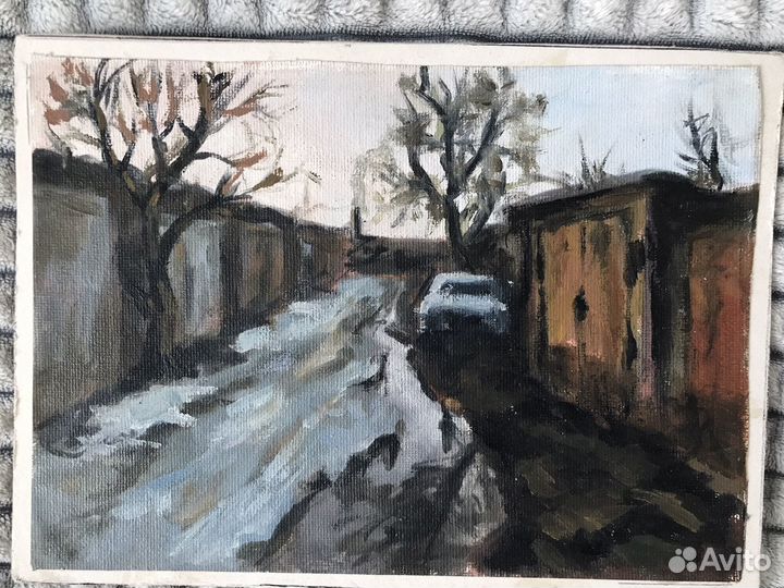 Картины маслом (небольшие этюды, композиции)