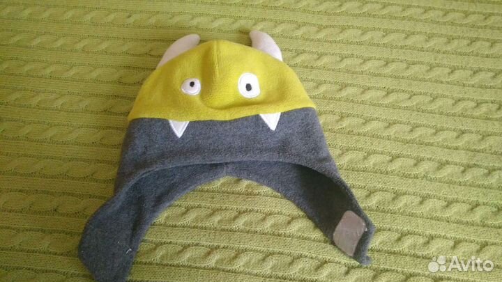 Шапка флисовая монстрик