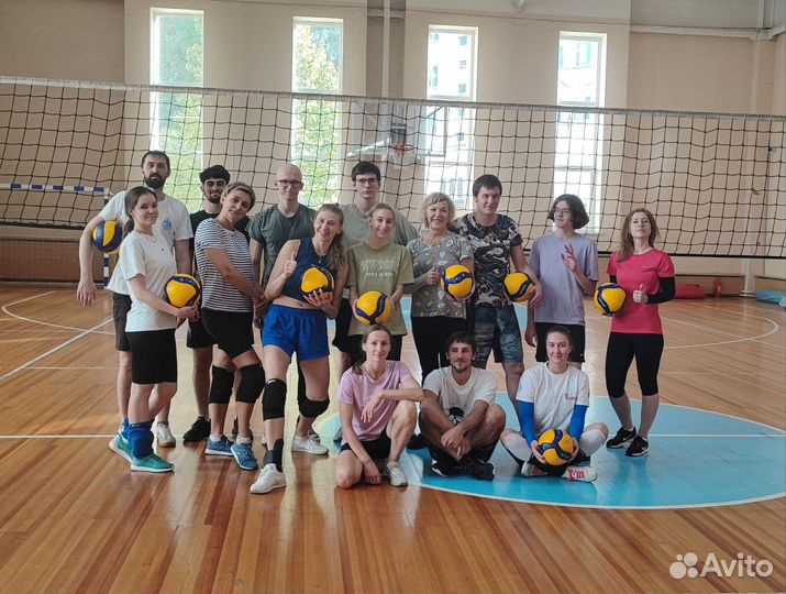 Тренировки по волейболу