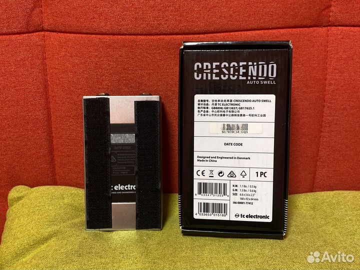 Гитарная педаль tc electronic crescendo auto swell