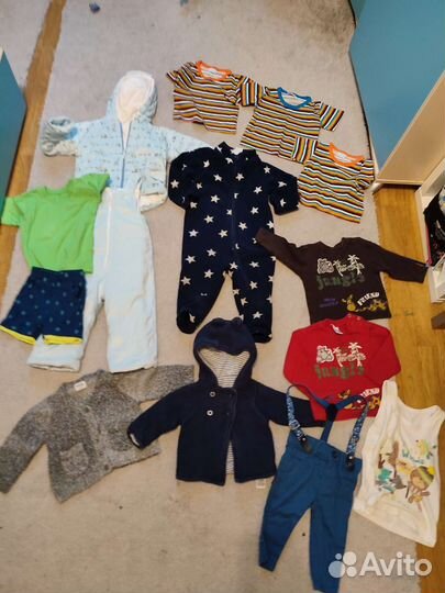 Пакет вещей на мальчика на год+