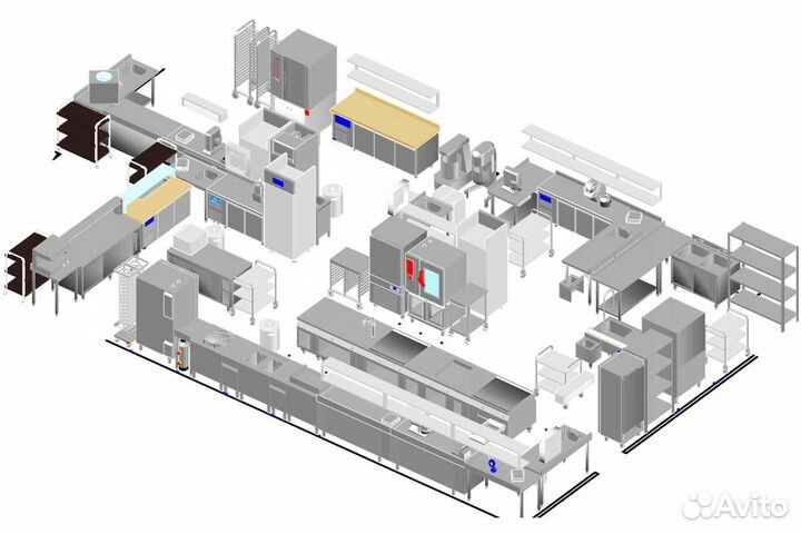 Машина посудомоечная с фронтальной загрузкой Apach Cook Line AF501