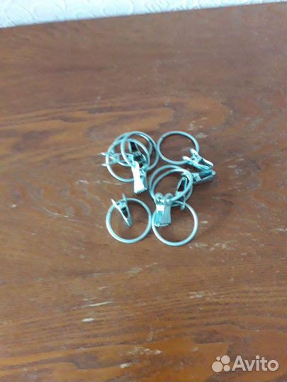 Советские винтажные зажимы и кольца для штор