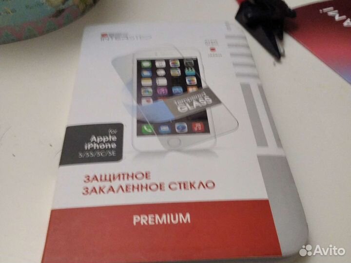 Стекло закаленное Interstep premium на iPhone 5