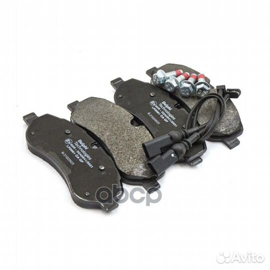 Колодки тормозные дисковые перед LP2661 Delphi