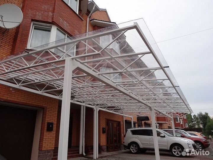 Автомобильные Металлические Навесы