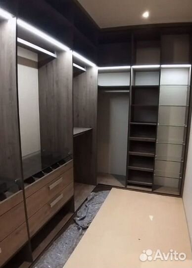 Гардеробная на заказ по размерам