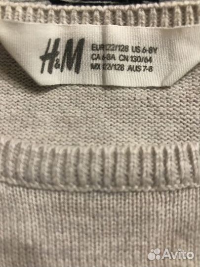 Джемпер детский h&m хлопковый