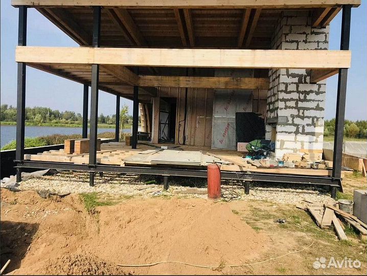 Винтовые сваи с установкой