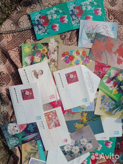 Открытки СССР разные новые 20р шт