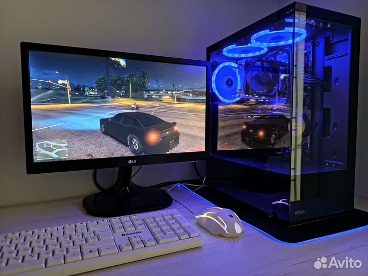 Игровой компьютер intel i3 /nVidia GT 1030+Монитор