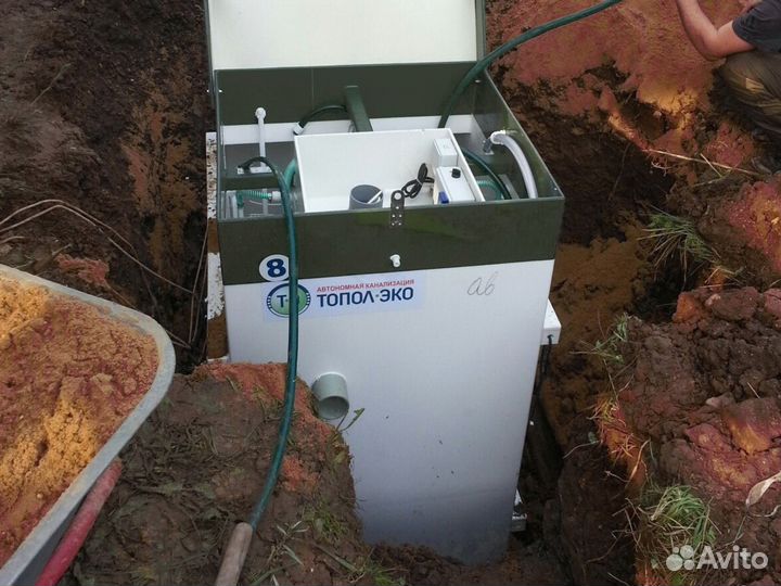 Септик эко Евролос 3 с переливом