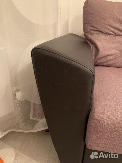 Диван рогожка коричневый