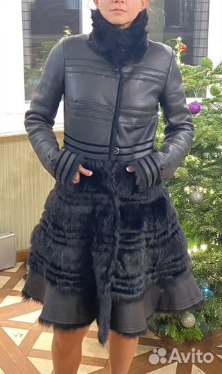 Дубленка натуральная 44