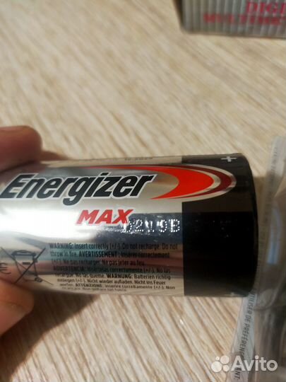 Батарейки D (LR20) energizer