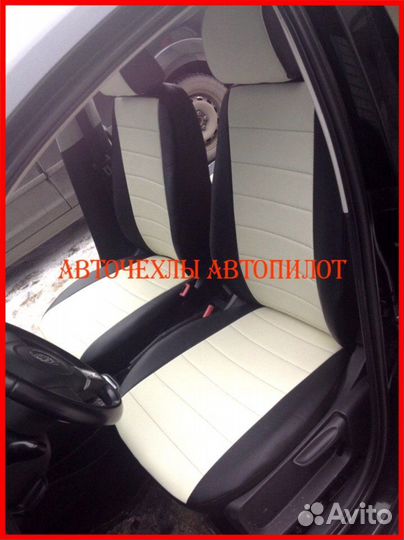 Чехлы Автопилот Volkswagen Polo 1 из экокожи