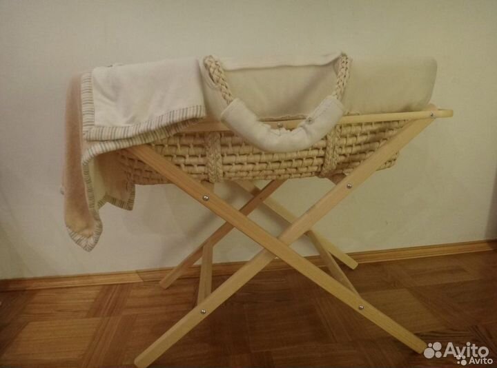 Плетеная корзина люлька от 0 до 6 месяцев