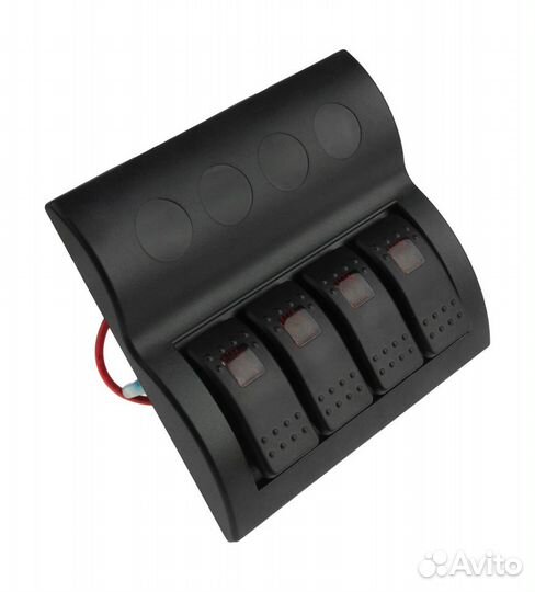 Панель бортового питания 4 переключателя, предохра