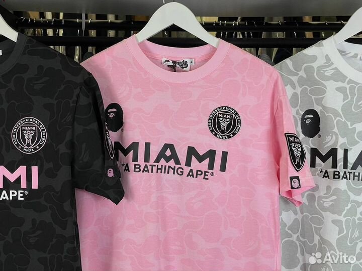 Футболка bape x inter miami