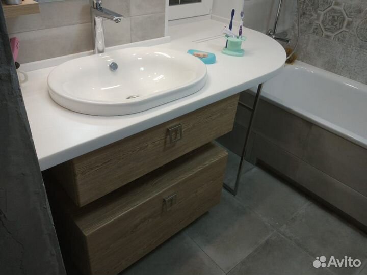 Столешницы из искусственного камня натурального