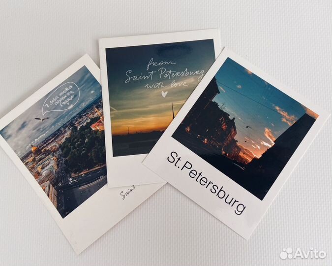 Открытки Санкт Петербург Полароид