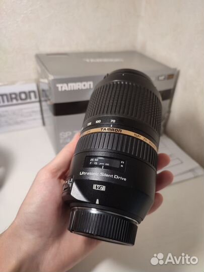 Объектив Tamron 70-300mm F/4-5.6 DI VC USD Nikon F