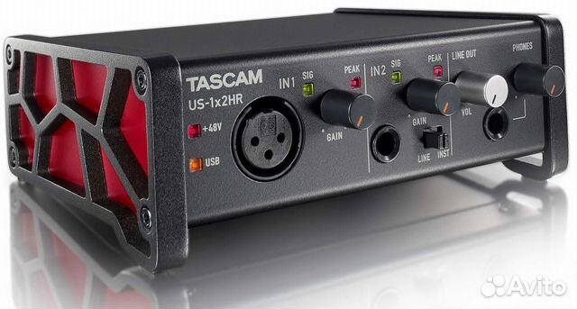 Аудио интерфейс Tascam US-1x2HR